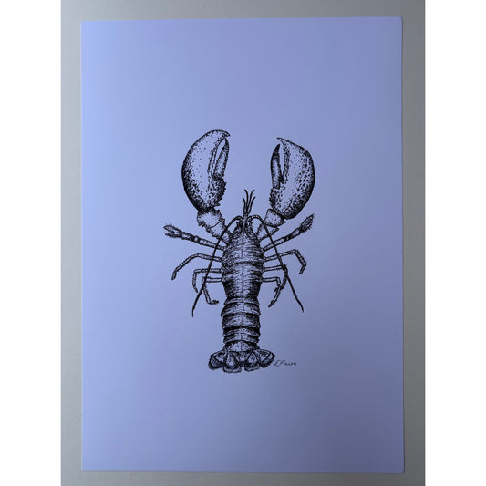 A3 'Larry' Lobster Print